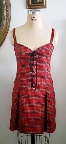 Y2k lip service vestito - vestito, rosso