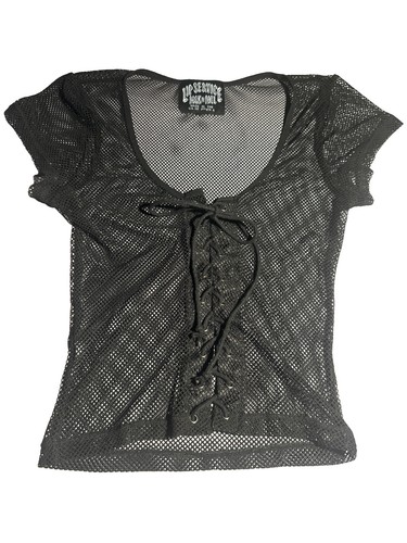 Vintage lip service fishnet - service,