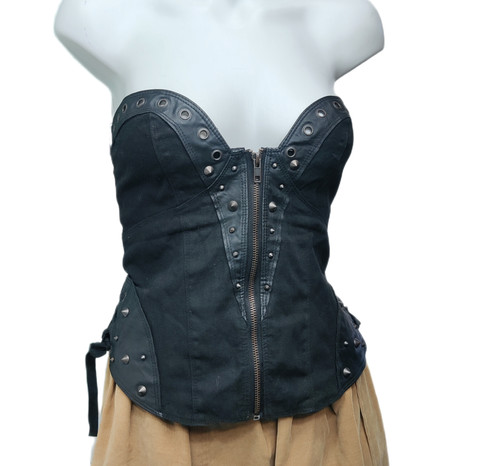 Top corsetto biker - , lip