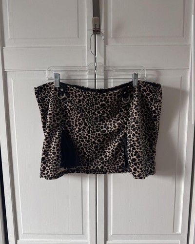 Minigonna vintage y2k lip - minigonna,